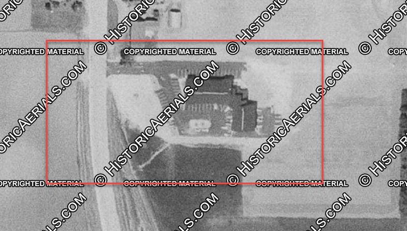 Bavarian Haus Motel - 1973 Aerial Of Original Structure (newer photo)